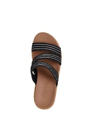 Skechers Black Womens Arch Fit Beverlee Classic Sandals - Image 4 of 5