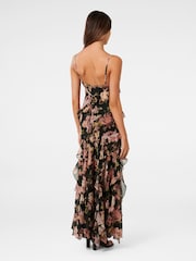 Forever New Black Poppy Petite Ruffle Gown - Image 2 of 4