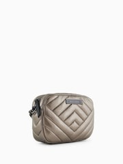 Silber - Armani Exchange Gesteppte Kameratasche - Bild 5 von 6