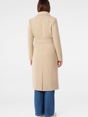 Forever New Cream Polly Wrap Coat - Image 2 of 4