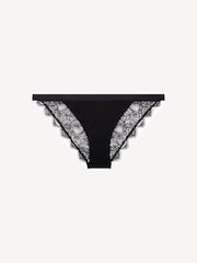 Love Stories Black Wild Rose Lace Briefs - Image 3 of 3