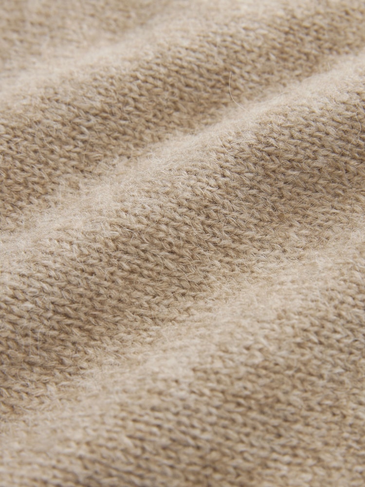 Oatmeal Button Front Knitted Tank Top - Image 4 of 4