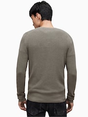 AllSaints Ivar Pullover aus Merinowolle mit Rundhalsausschnitt - Bild 2 von 7