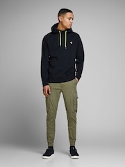 Зеленый - Брюки-карго JACK & JONES - Изображение 3 из 7