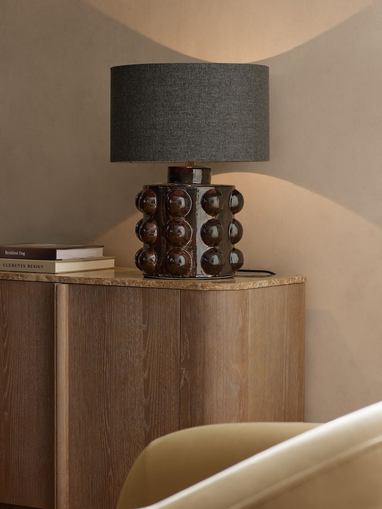 Black N. Premium Large Bobble Table Lamp - Image 1 of 5
