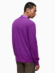 AllSaints Purple Kennedy Cardigan - Image 2 of 8
