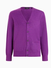 AllSaints Purple Kennedy Cardigan - Image 8 of 8