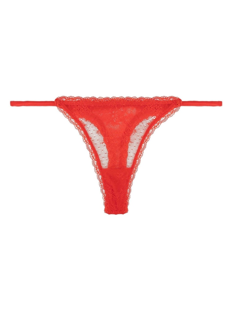 Love Stories Red Thong With Roomie Lace - Image 2 of 3
