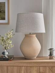 Terracotta Orange Claydon Table Lamp - Image 2 of 5