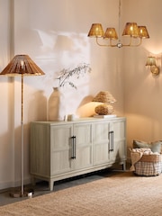 Natural Zephie Woven Seagrass Table Lamp - Image 5 of 6