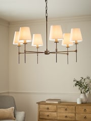 Brass Carolina 6 Light 6 Light Chandelier Light Fitting - Image 1 of 5