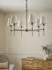 Brass Carolina 6 Light 6 Light Chandelier Light Fitting - Image 2 of 5