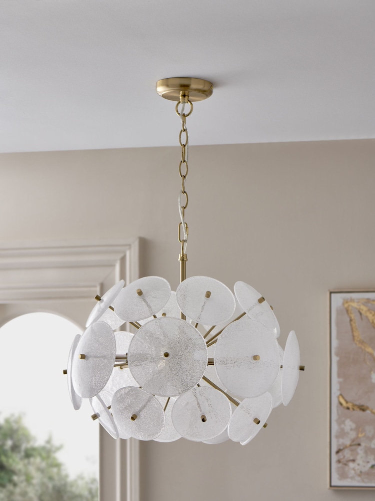 Brass Aurora 4 Light Chandelier Light Fitting - Image 2 of 5