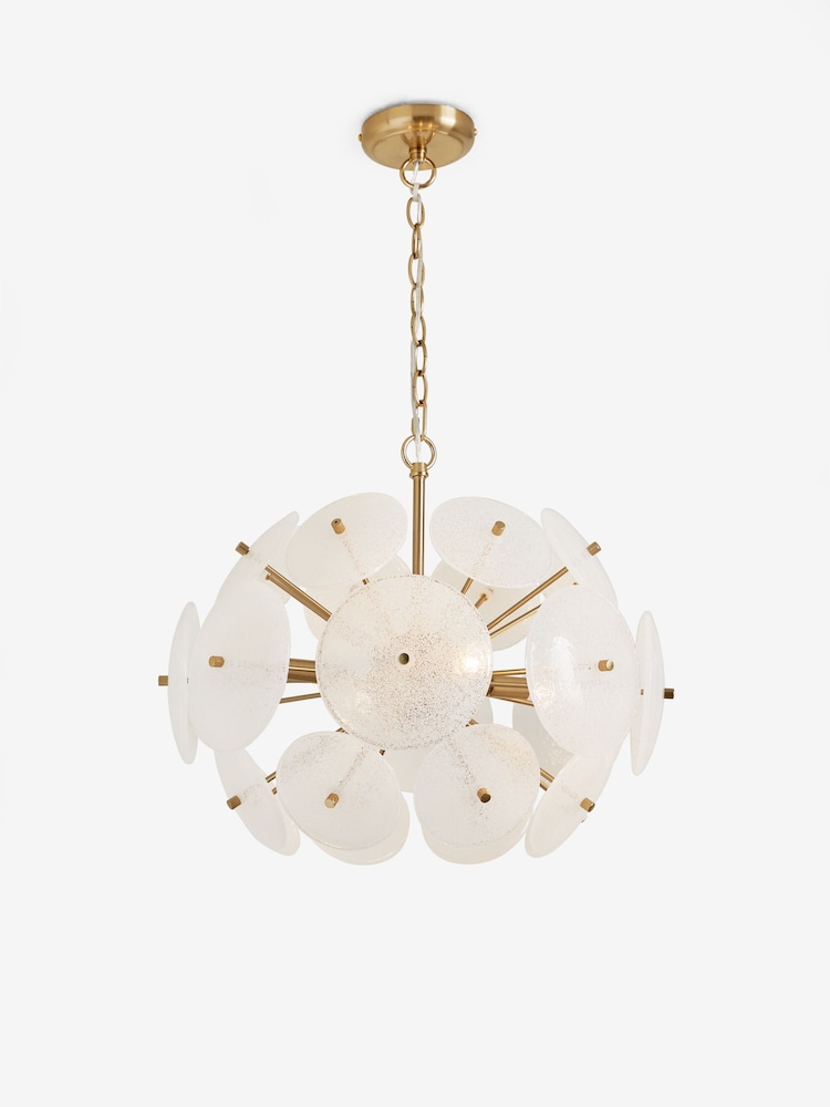 Brass Aurora 4 Light Chandelier Light Fitting - Image 5 of 5