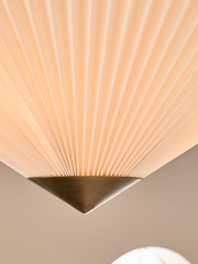Brass Tate 2 Light Flush Ceiling Light Fitting - Image 3 of 4