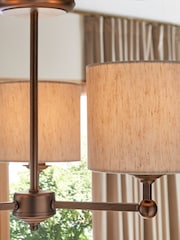 Bronze Blenheim 3 Light Flush Fitting Ceiling Light - Image 3 of 4