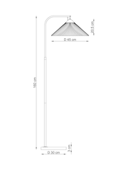 Brass Tate Floor Lamp - Image 5 of 5