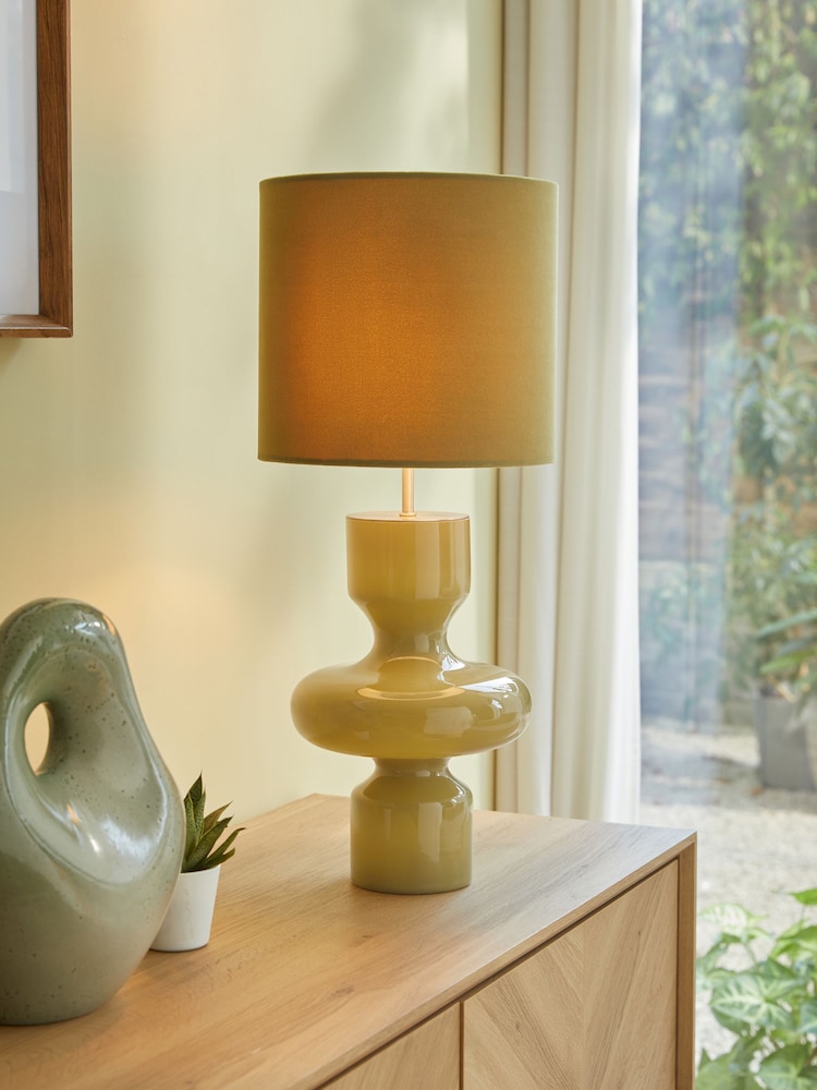 Green Hugo Table Lamp - Image 1 of 5