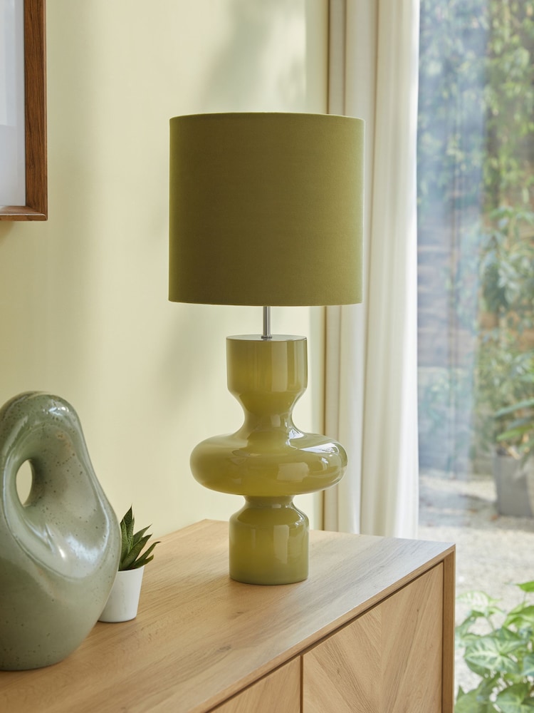 Green Hugo Table Lamp - Image 2 of 5