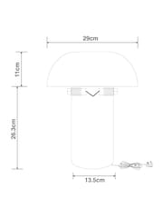 Red Toadstool Table Lamp - Image 4 of 6