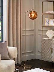 Amber Orange Freya Floor Lamp - Image 1 of 4