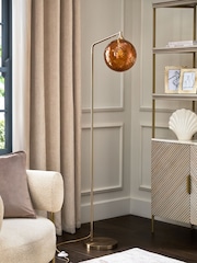 Amber Orange Freya Floor Lamp - Image 2 of 4