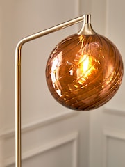 Amber Orange Freya Floor Lamp - Image 3 of 4