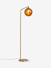 Amber Orange Freya Floor Lamp - Image 4 of 4