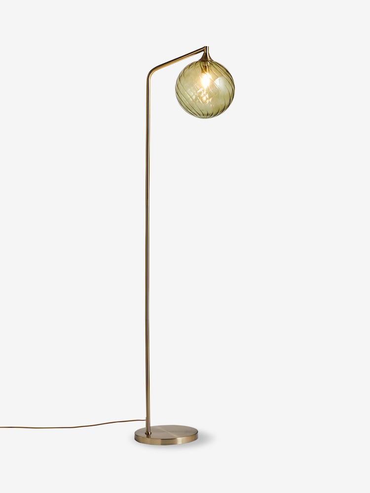 Green Freya Floor Lamp - Image 4 of 4
