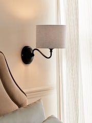 Black Burford Wall Light - Image 1 of 5