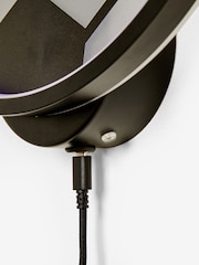 Black Football Rechargeable Wireless Wall Light - Image 8 of 8