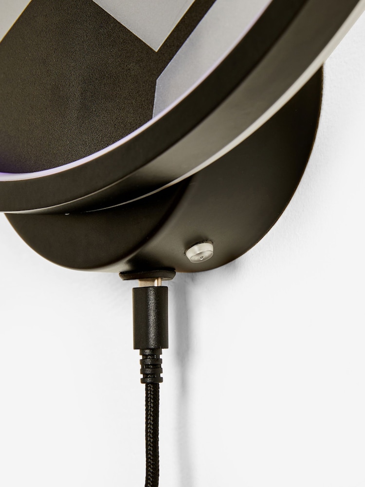 Black Football Rechargeable Wireless Wall Light - Image 8 of 8