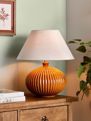 Ochre Yellow Witney Large Table Lamp - Image 1 of 6
