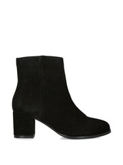 Kurt Geiger London Smooth Black Ankle Boots - Image 1 of 1