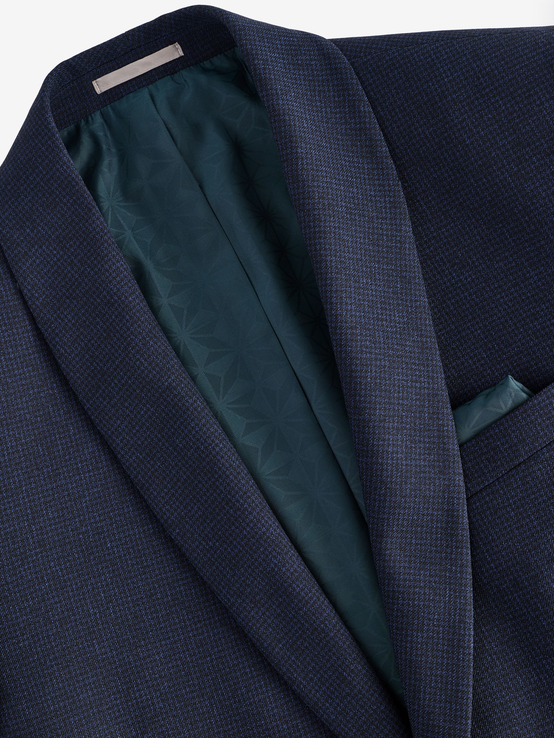 【驚きの値段】 Buy from Jacket Suit Lapel Shawl Textured Fit Slim Blue Navy ジャケット・アウター