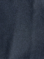 Navy Blue Slim Fit Textured Suit Trousers - Image 9 of 9