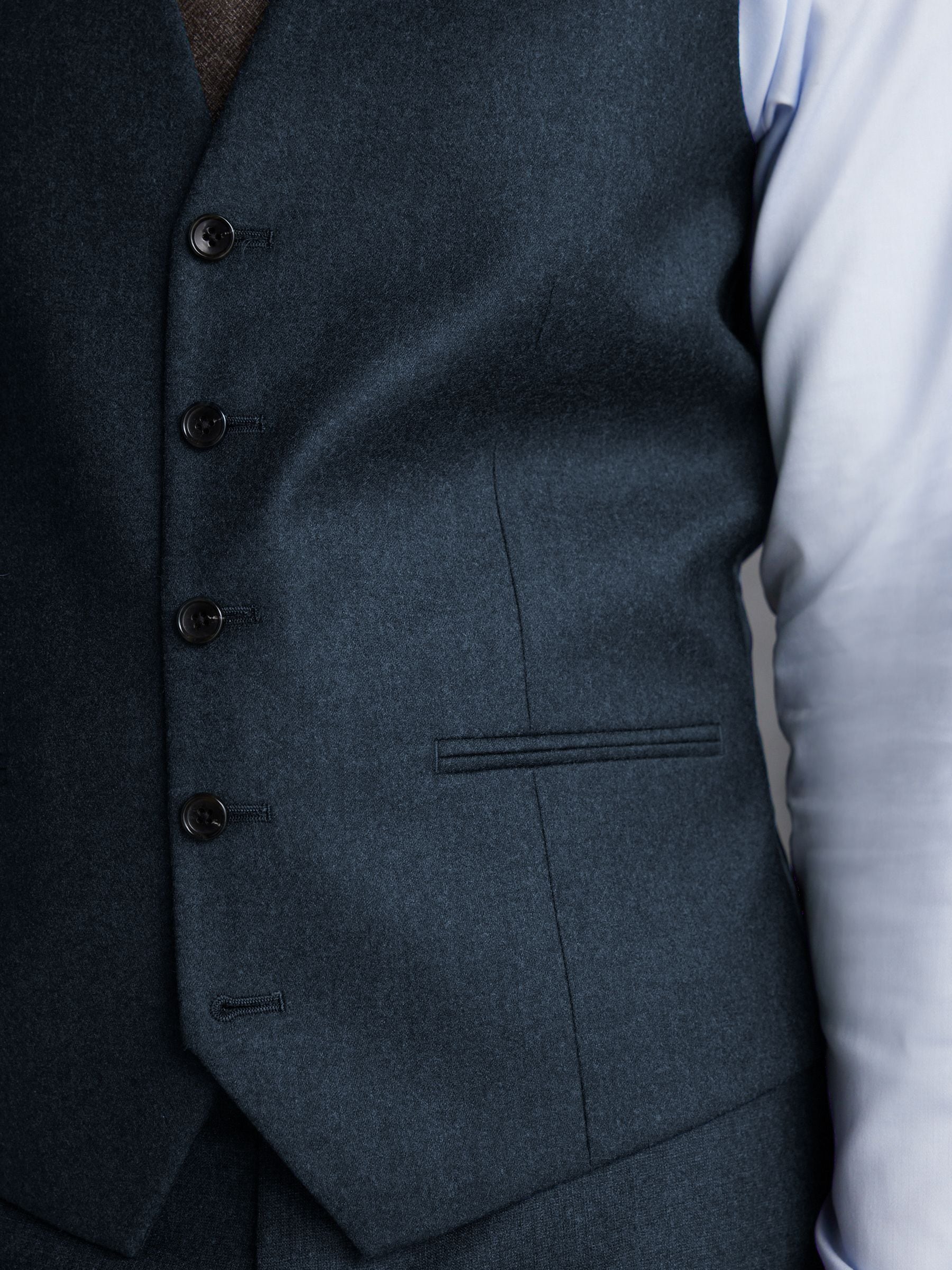 Buy Blue Signature Zignone Italian Wool Cashmere Blend Flannel