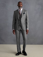 Grau - Signature Zignone Flanell-Anzugweste - Image 2 of 9