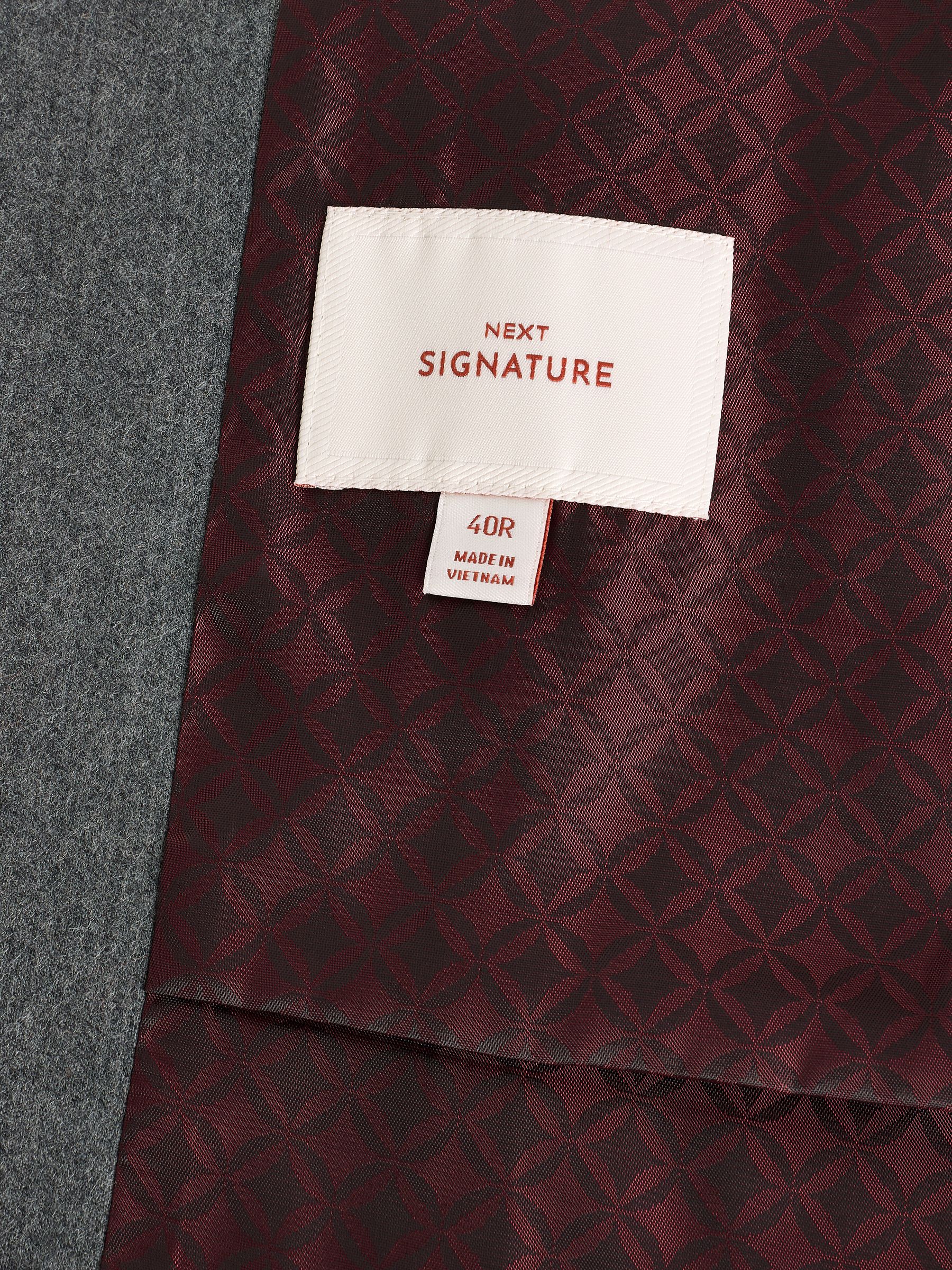 Buy Grey Signature Zignone Flannel Suit Waistcoat from Next USA