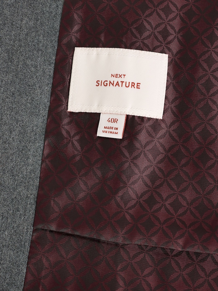 Grau - Signature Zignone Flanell-Anzugweste - Image 7 of 9