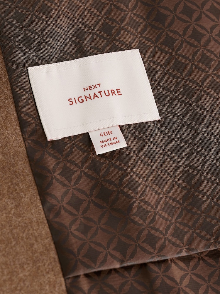 neutre - Signature Gilet de costume en flanelle Zignone - Image 6 of 8