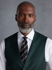 Grün - Signature Zignone Flannel Suit Waistcoat - Image 4 of 9