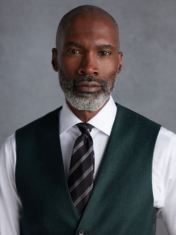 Grün - Signature Zignone Flannel Suit Waistcoat - Image 4 of 9