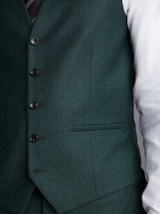 Grün - Signature Zignone Flannel Suit Waistcoat - Image 5 of 9