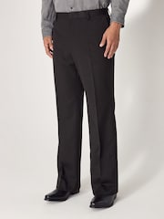 Brown Slim Fit EDIT Flared Western Style Suit Trousers - Image 1 of 10