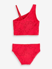 Red One Shoulder Bikini (3-16yrs) - Image 6 of 7