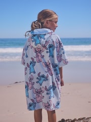 Blue Disney Stitch License Oversized Hooded Towelling Cover-Up - Image 4 of 7