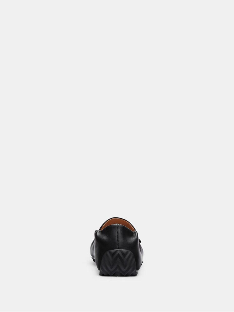 COACH Black Ronnie Leather Loafers - Image 4 of 5