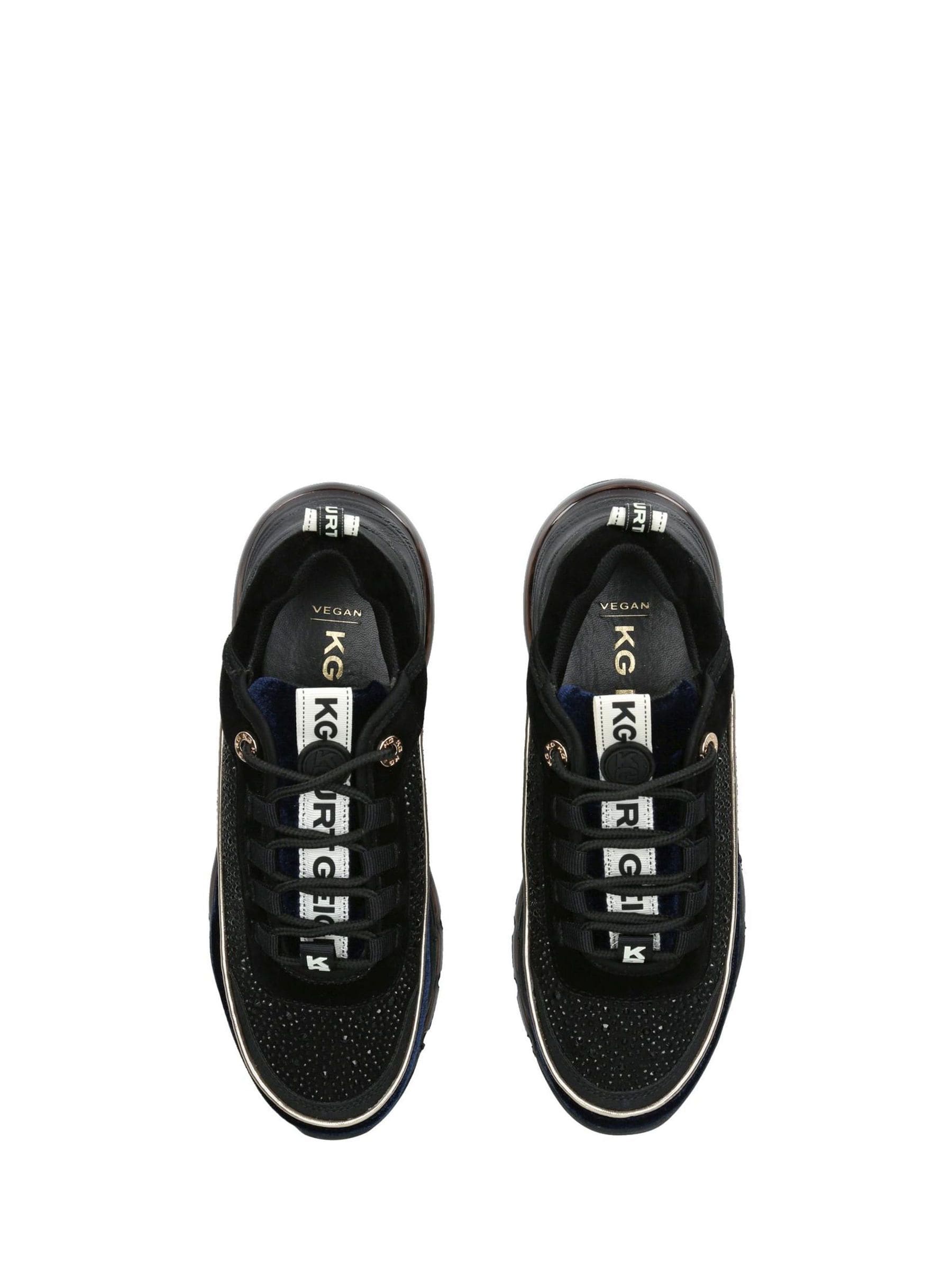 Buy KG Kurt Geiger Black Legit Lace-Up Trainers from Next USA