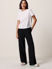White Pearl Trim Short Sleeve T-Shirt - Image 2 of 7
